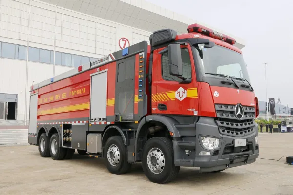 Mercedes-Benz новый тяжелый грузовик Arocs 580hp 8X4 пожарный двигатель специальное шасси (модель 4158)
